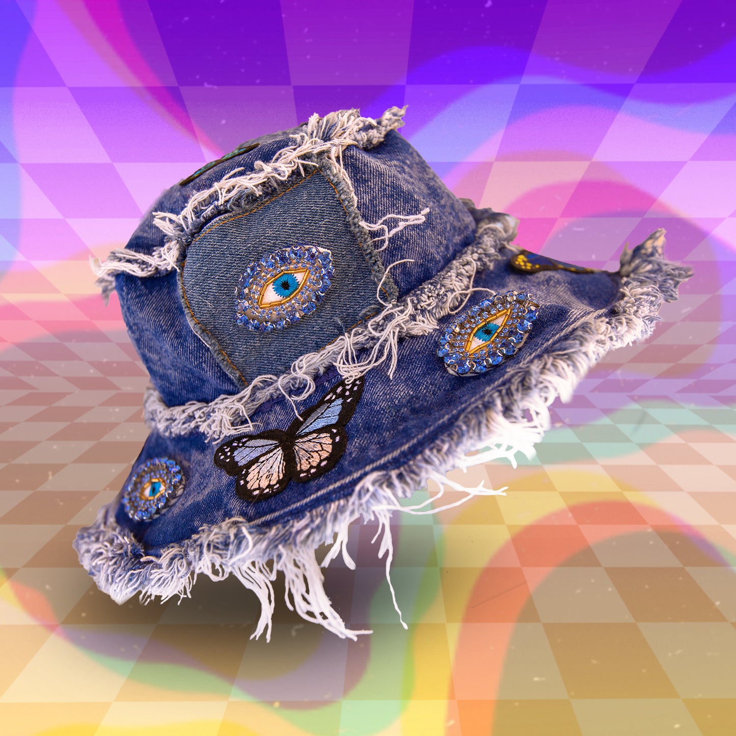 Butterfl•Eye All Over Bucket Hat