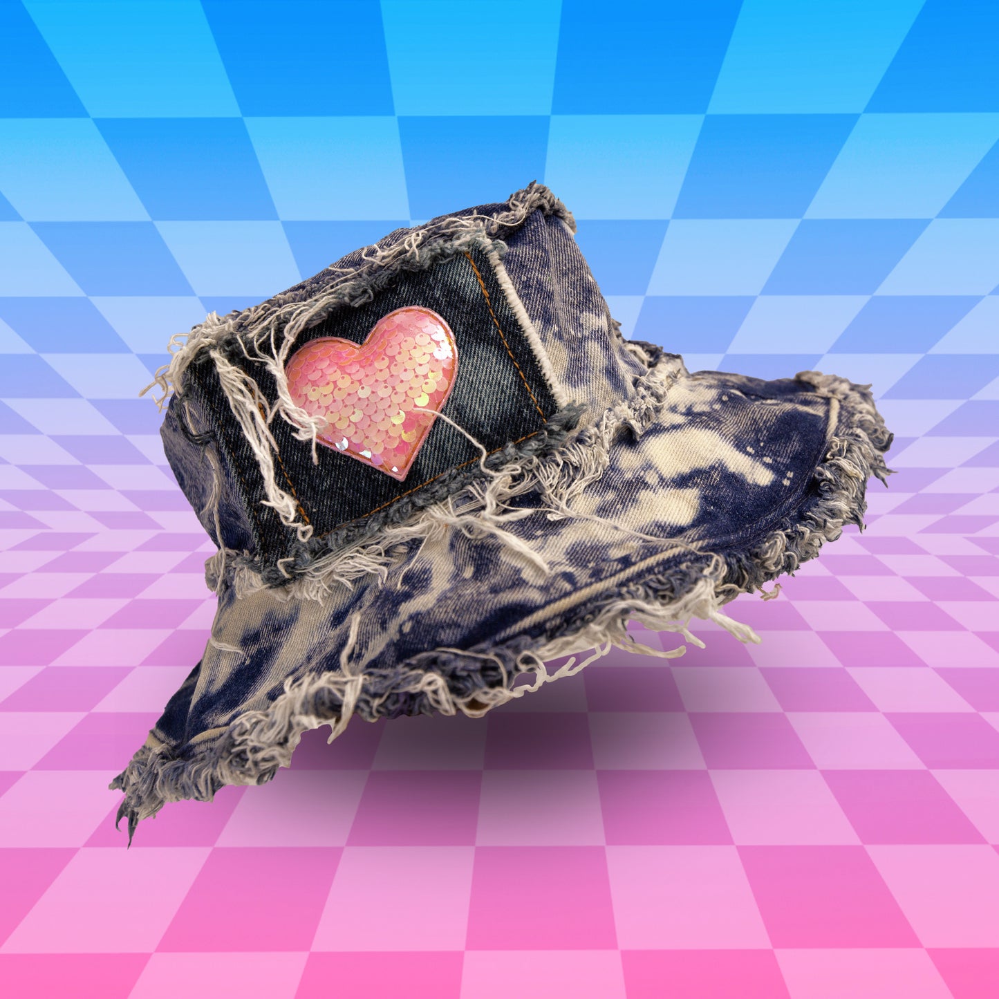 I Heart Sequins <3 Bucket Hat