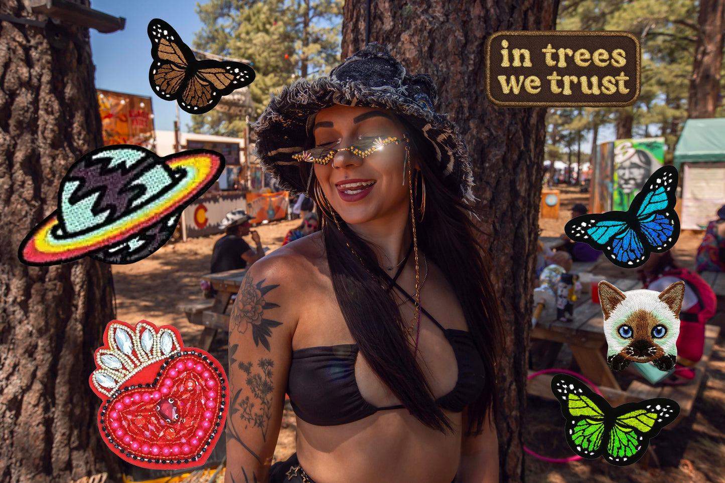 Crying Rain Eyez Bleach Bucket Hat