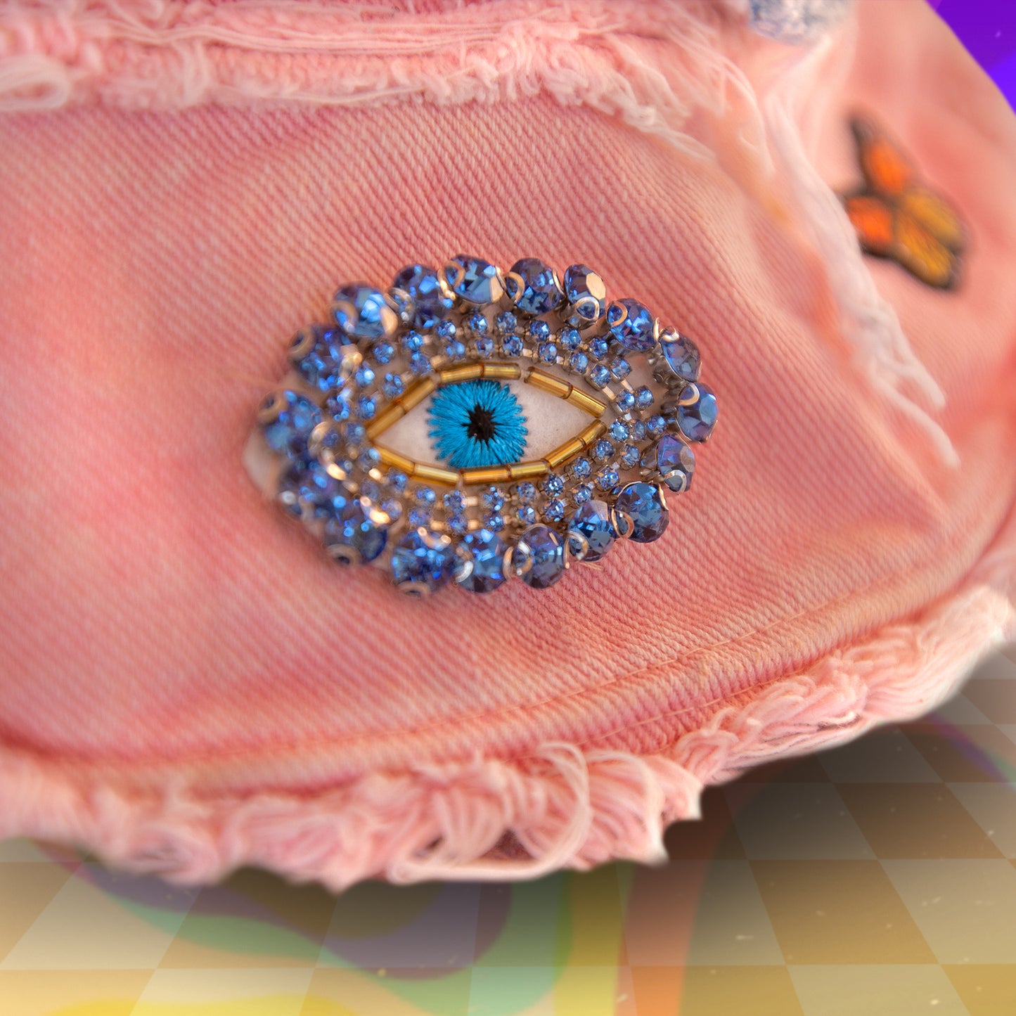 Butterfl•Eye All Over Bucket Hat