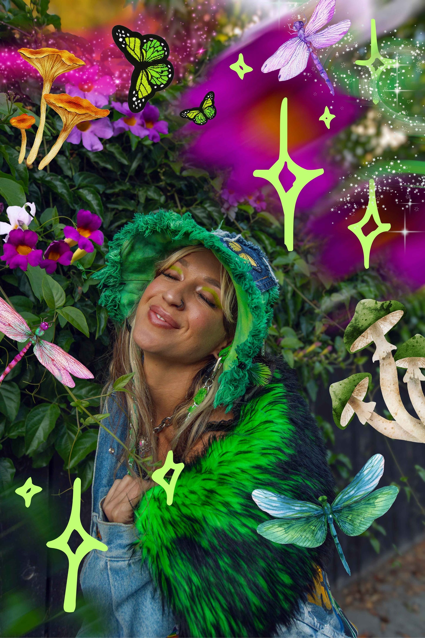 Hippie Fly Bucket Hat