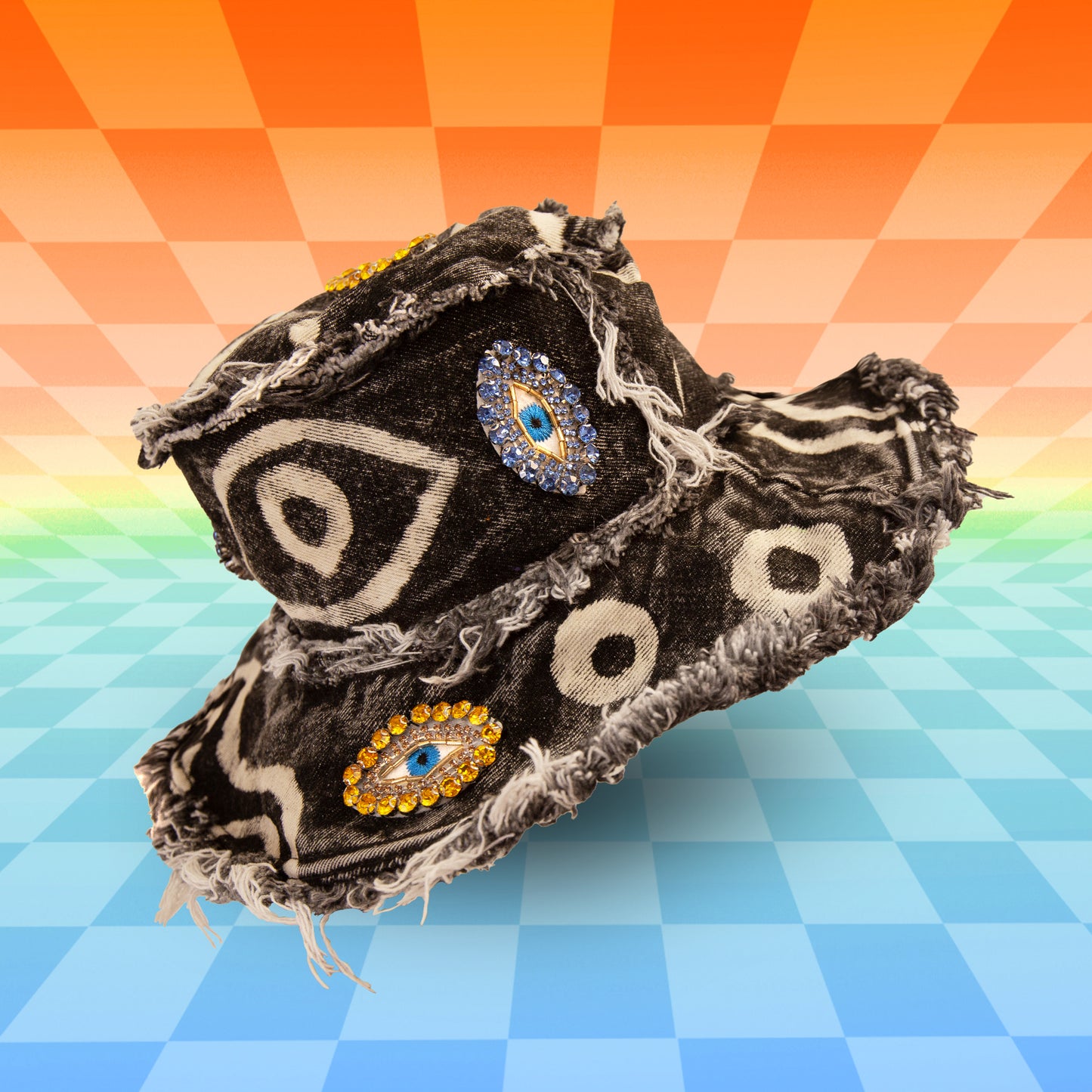 Crying Rain Eyez Bleach Bucket Hat