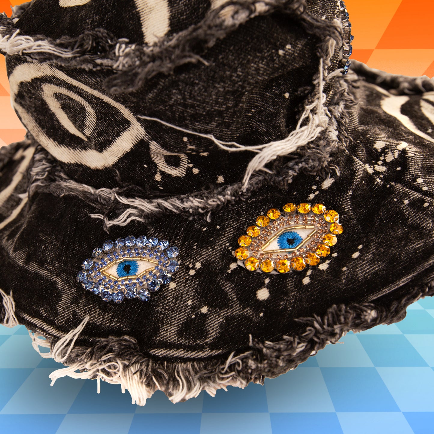 Crying Rain Eyez Bleach Bucket Hat