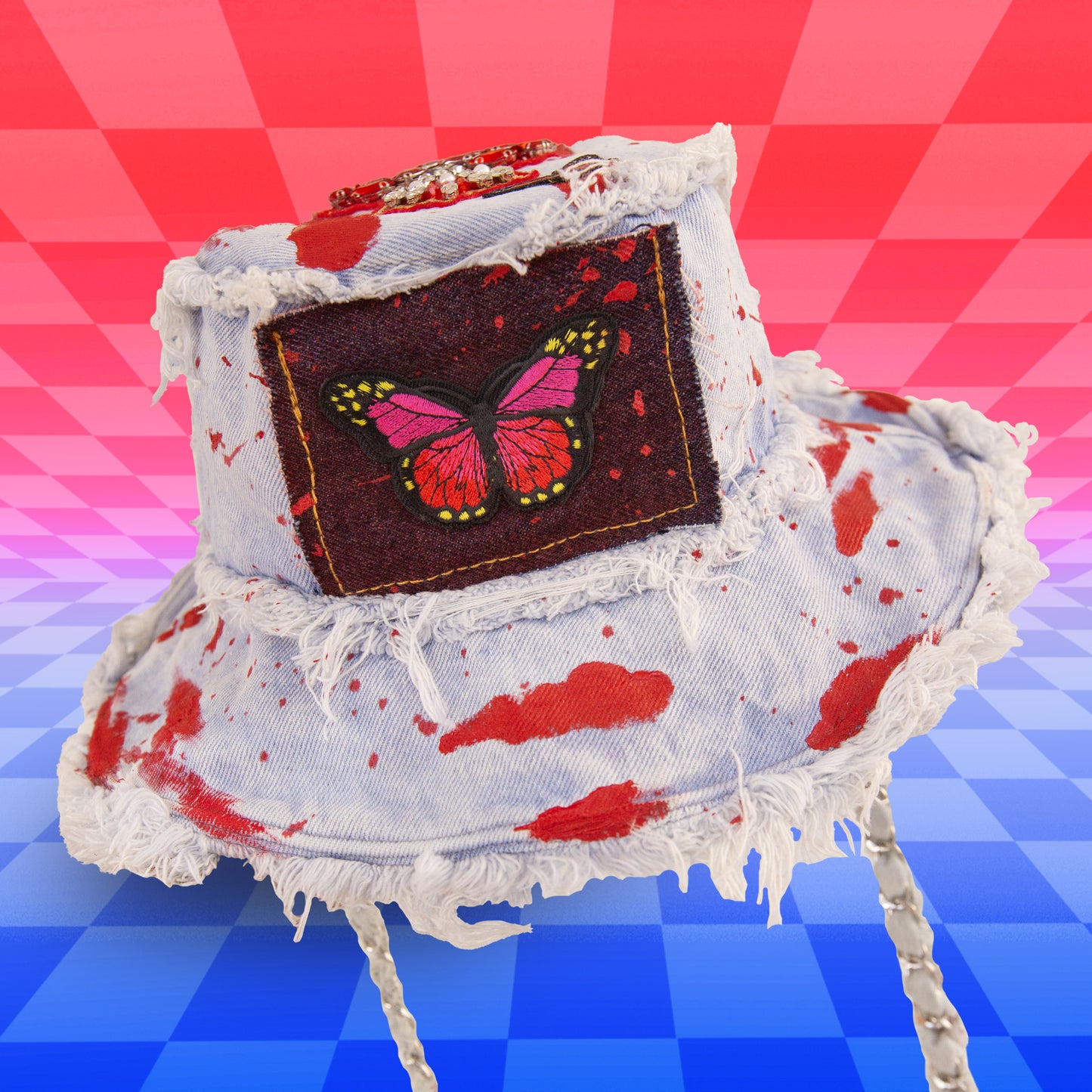 Painted Hearts 'R Fly Bucket Hat