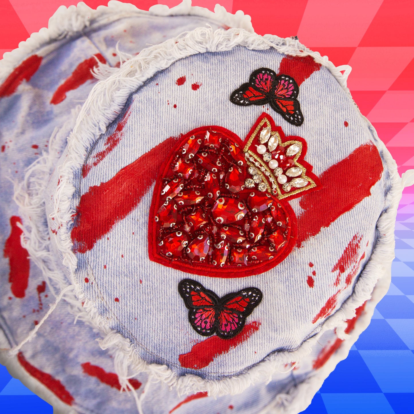 Painted Hearts 'R Fly Bucket Hat