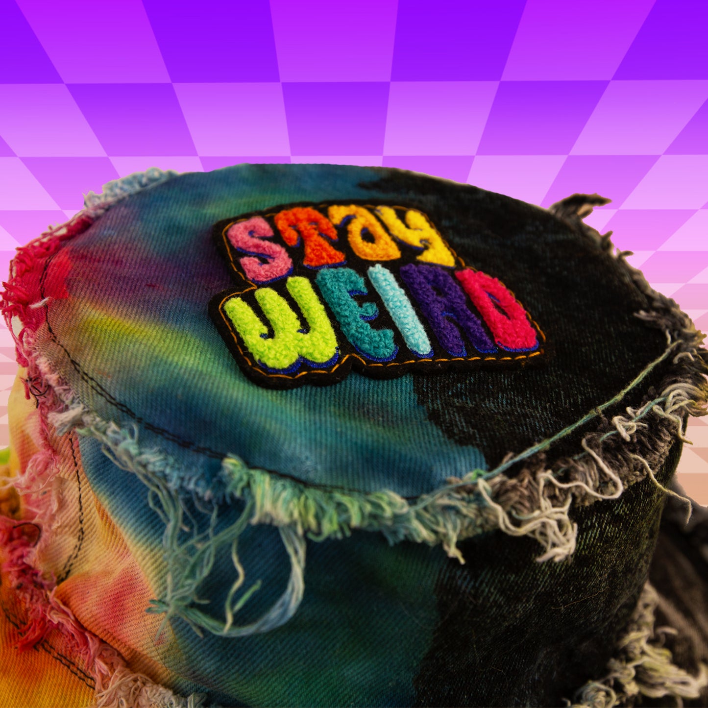 Half 'n Half Reverse Tie Dye Bucket Hat